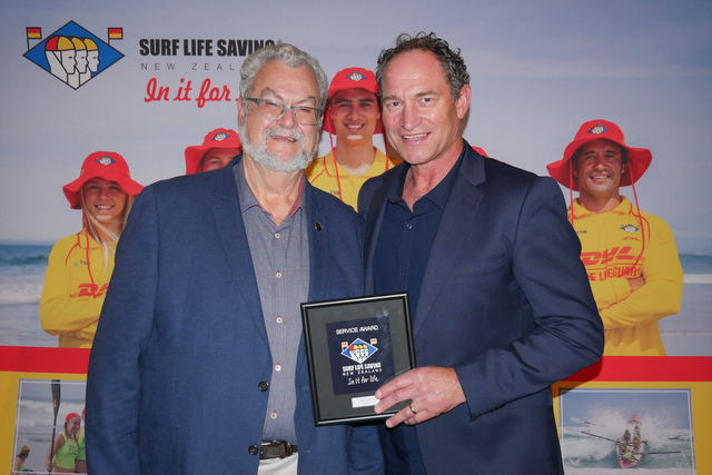 Recognition for Mark Scheib at SLSNZ Awards night