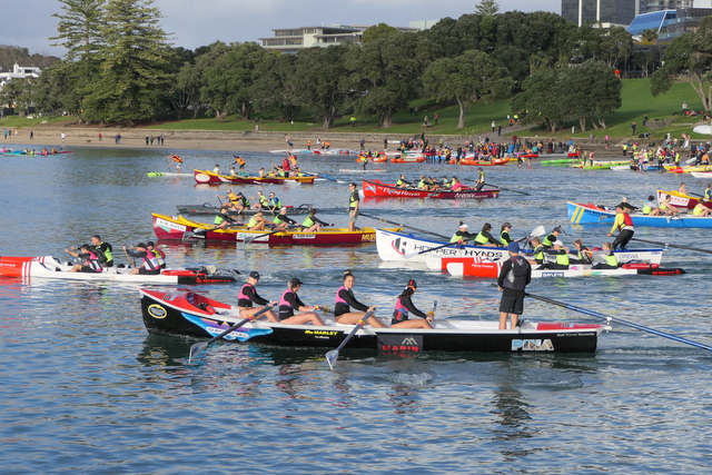 Mid-winter paddle to Rangitoto proves popular